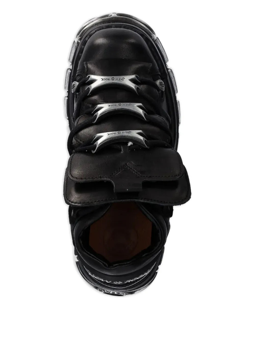 New Rock Lace-Up Platform Sneakers