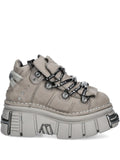 New Rock Lace-Up Platform Sneakers