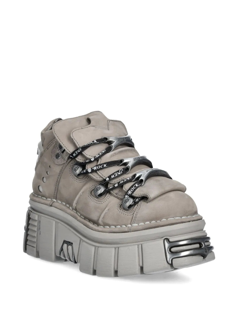 New Rock Lace-Up Platform Sneakers