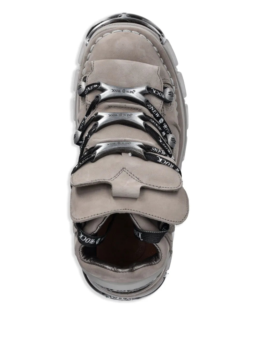 New Rock Lace-Up Platform Sneakers