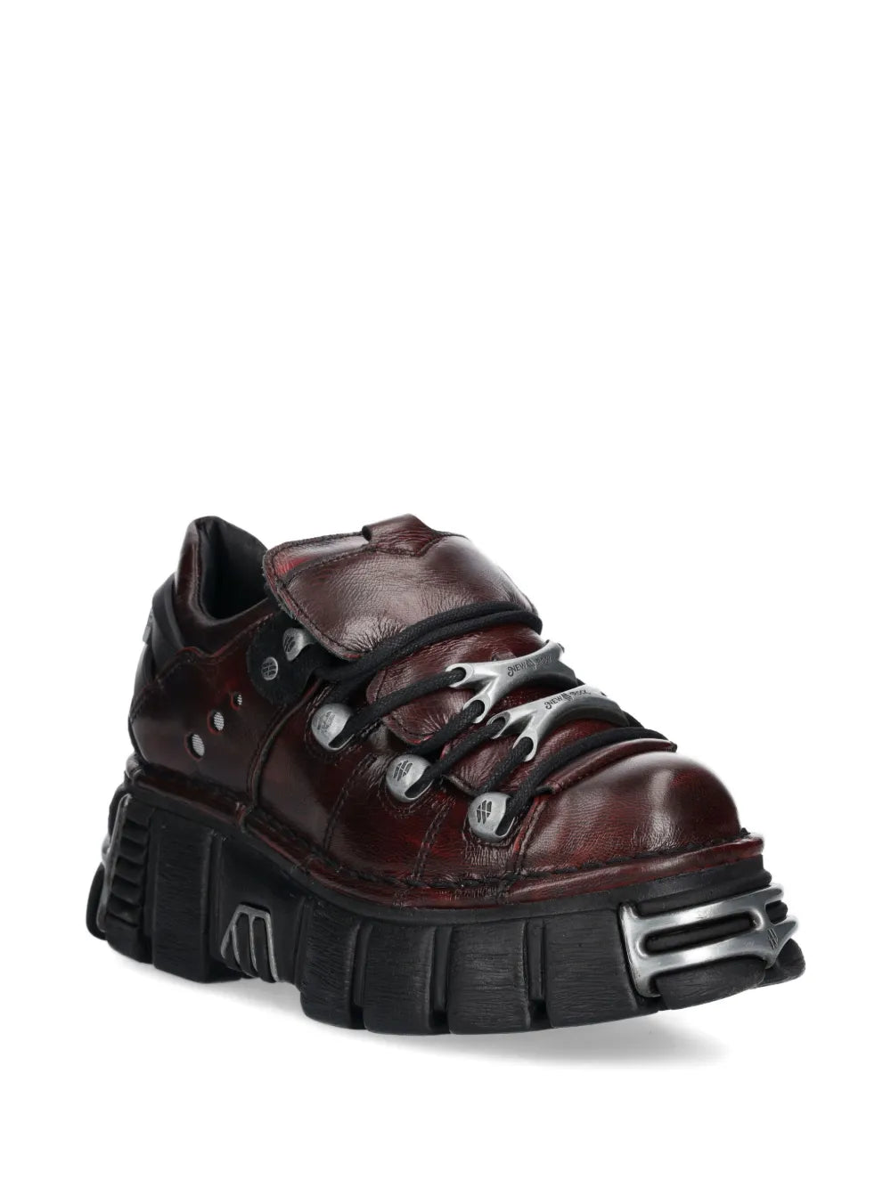 New Rock M-120N-C67 Metallic-Detail Platform Sneakers