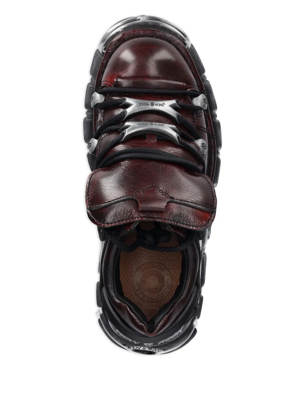 New Rock M-120N-C67 Metallic-Detail Platform Sneakers