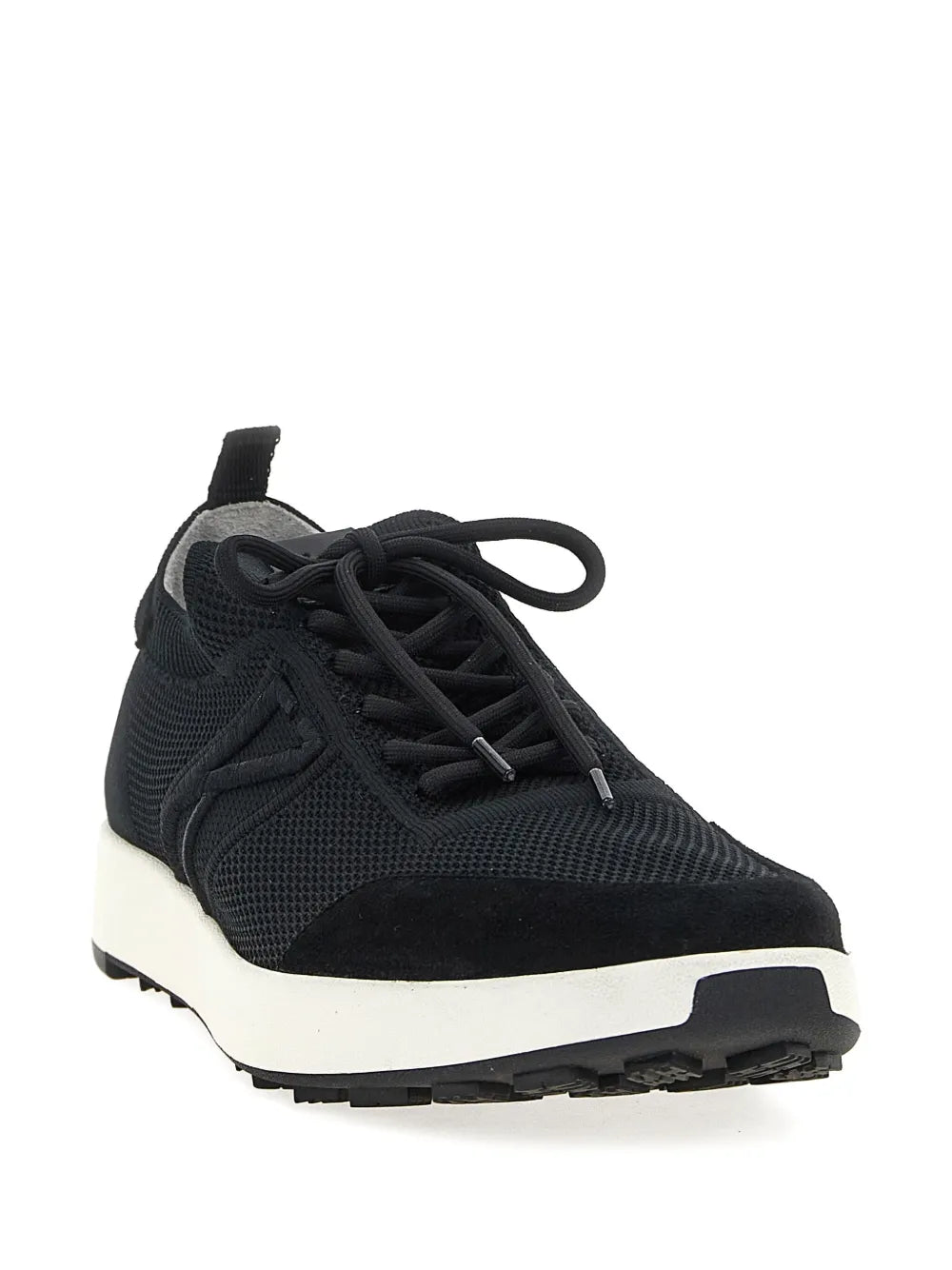 Kiton Mesh-Panelled Lace-Up Sneakers