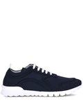 Kiton Lace-Up Panelled Sneakers