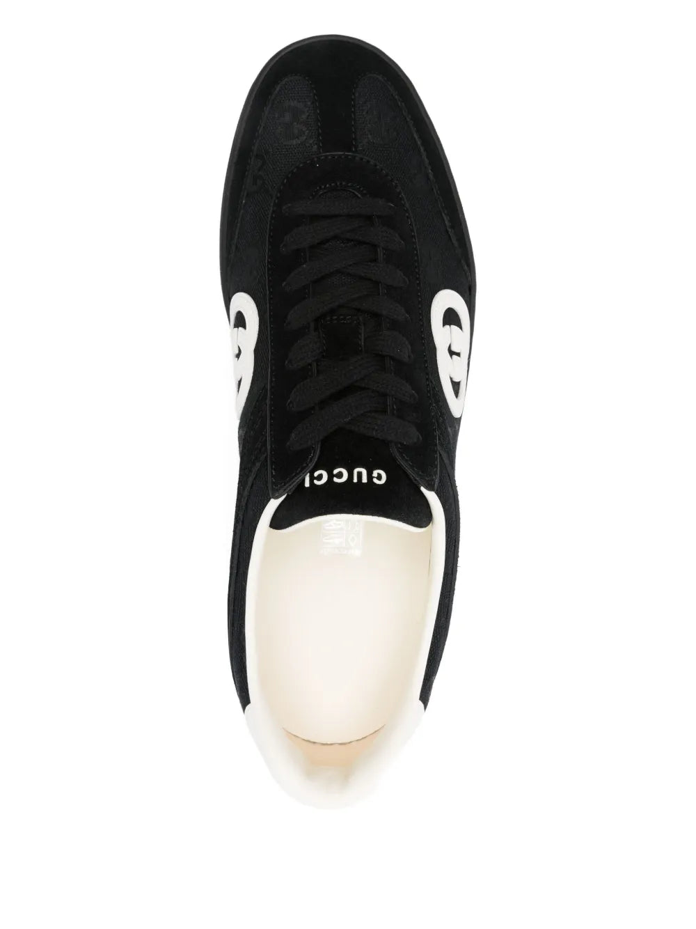 Gucci Monogram Lace-Up Sneakers