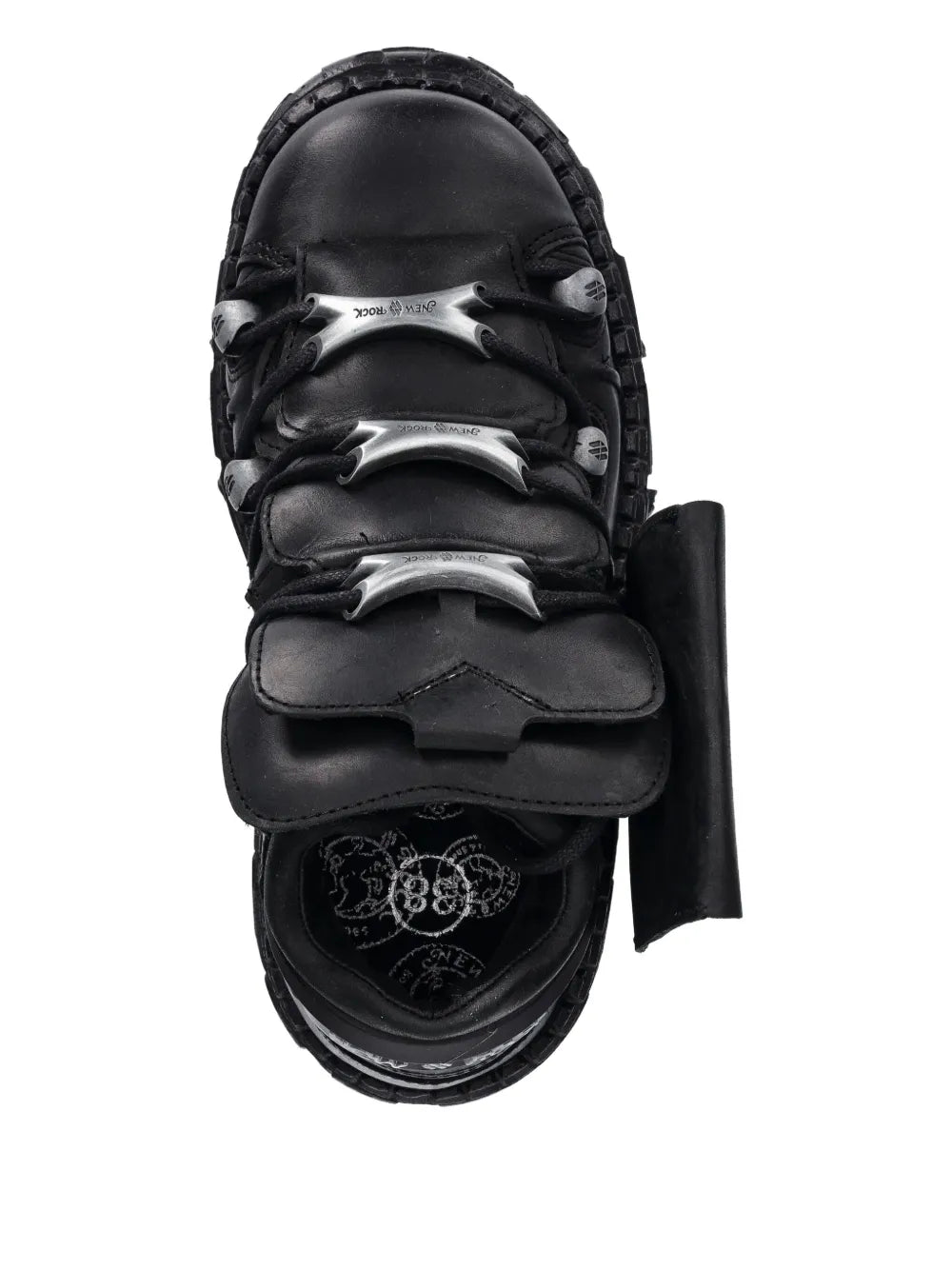 New Rock Pocket-Detail Platform Sneakers
