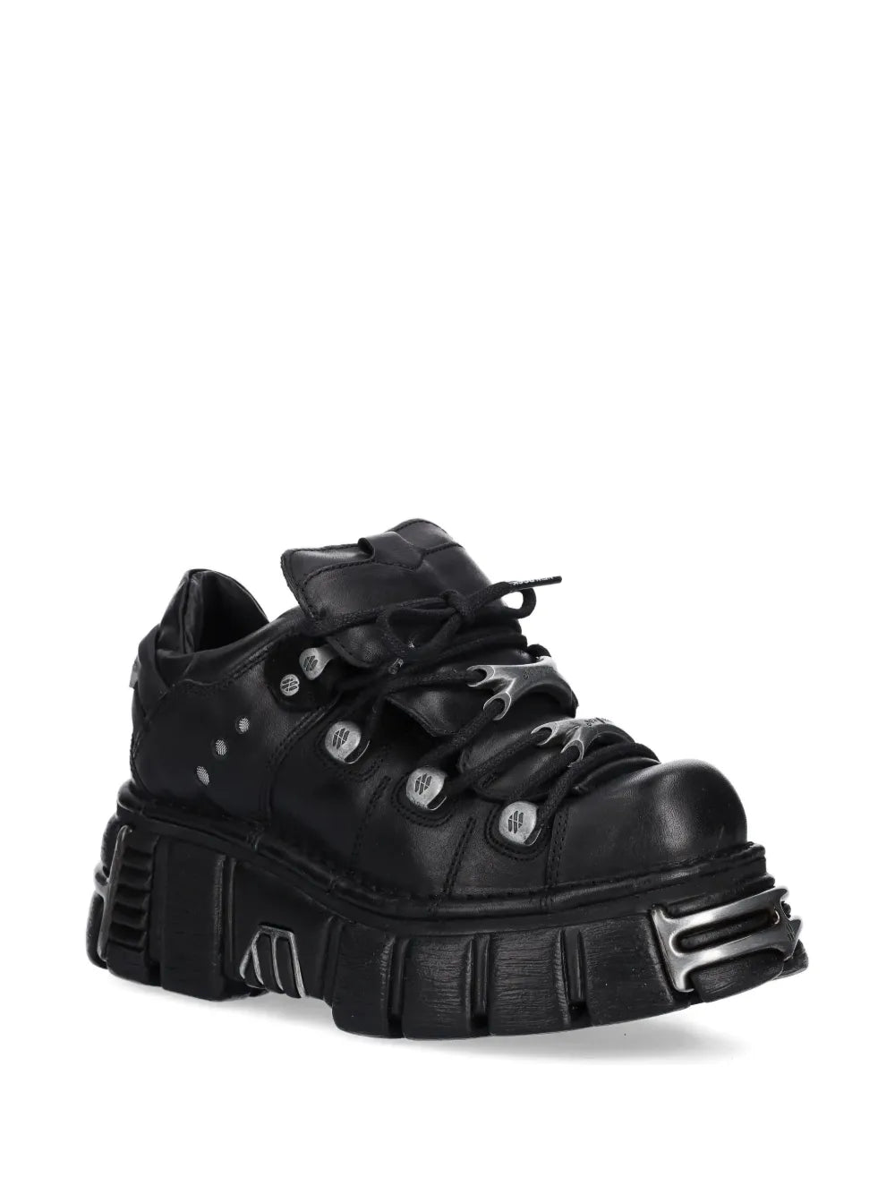 New Rock M-120N-C26 Lace-Up Platform Trainers