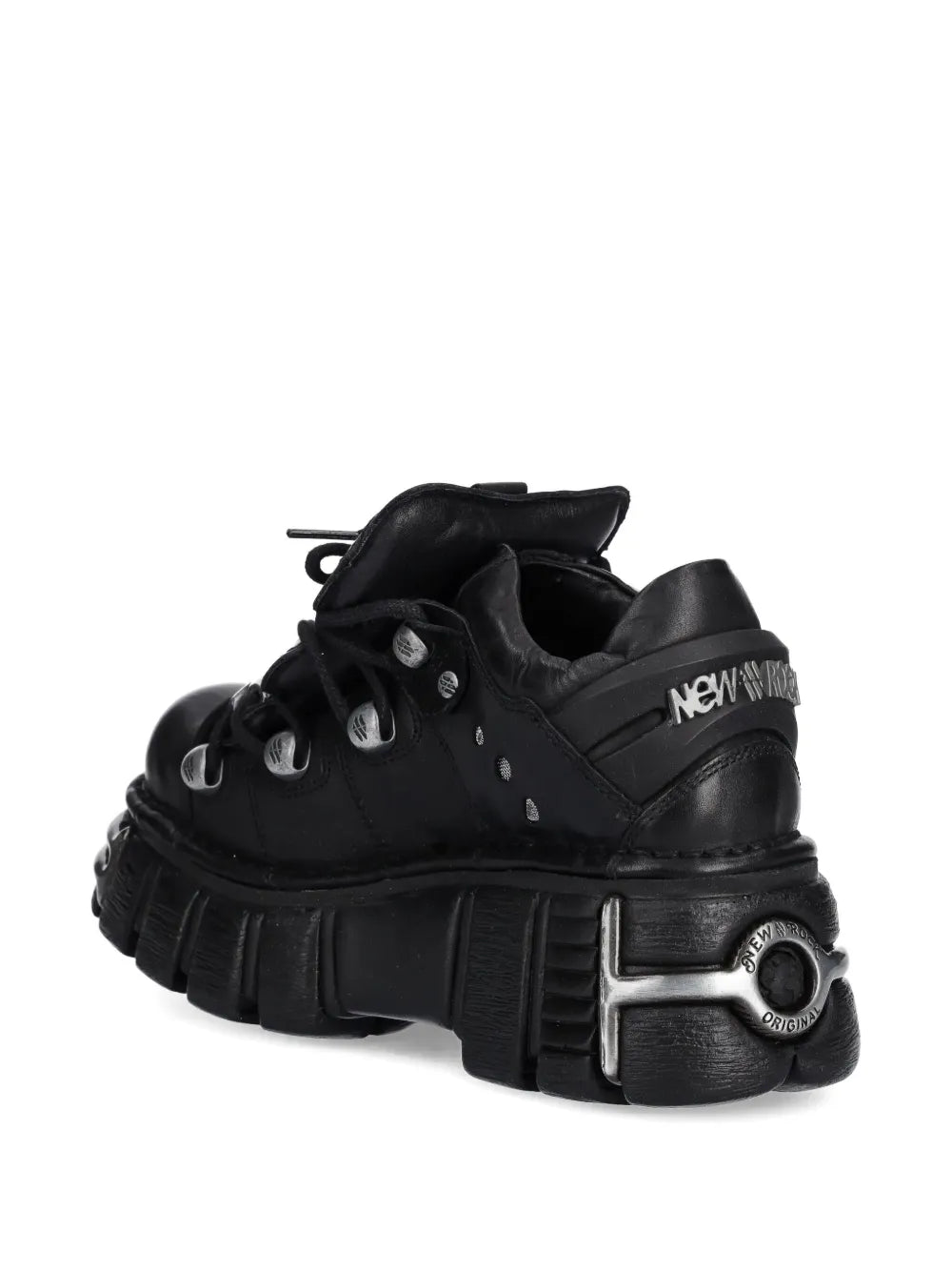 New Rock M-120N-C26 Lace-Up Platform Trainers