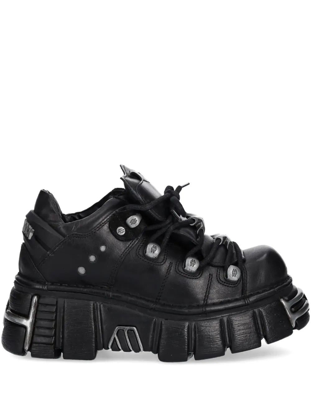 New Rock M-120N-C26 Lace-Up Platform Trainers