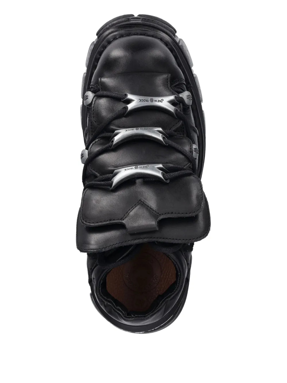 New Rock Platform Lace-Up Trainers