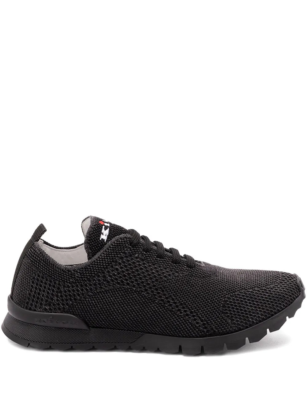 Kiton Knitted Lace-Up Sneakers