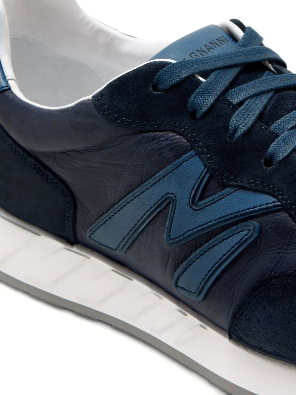 Magnanni Yoki Leather Suede Panelled Sneakers