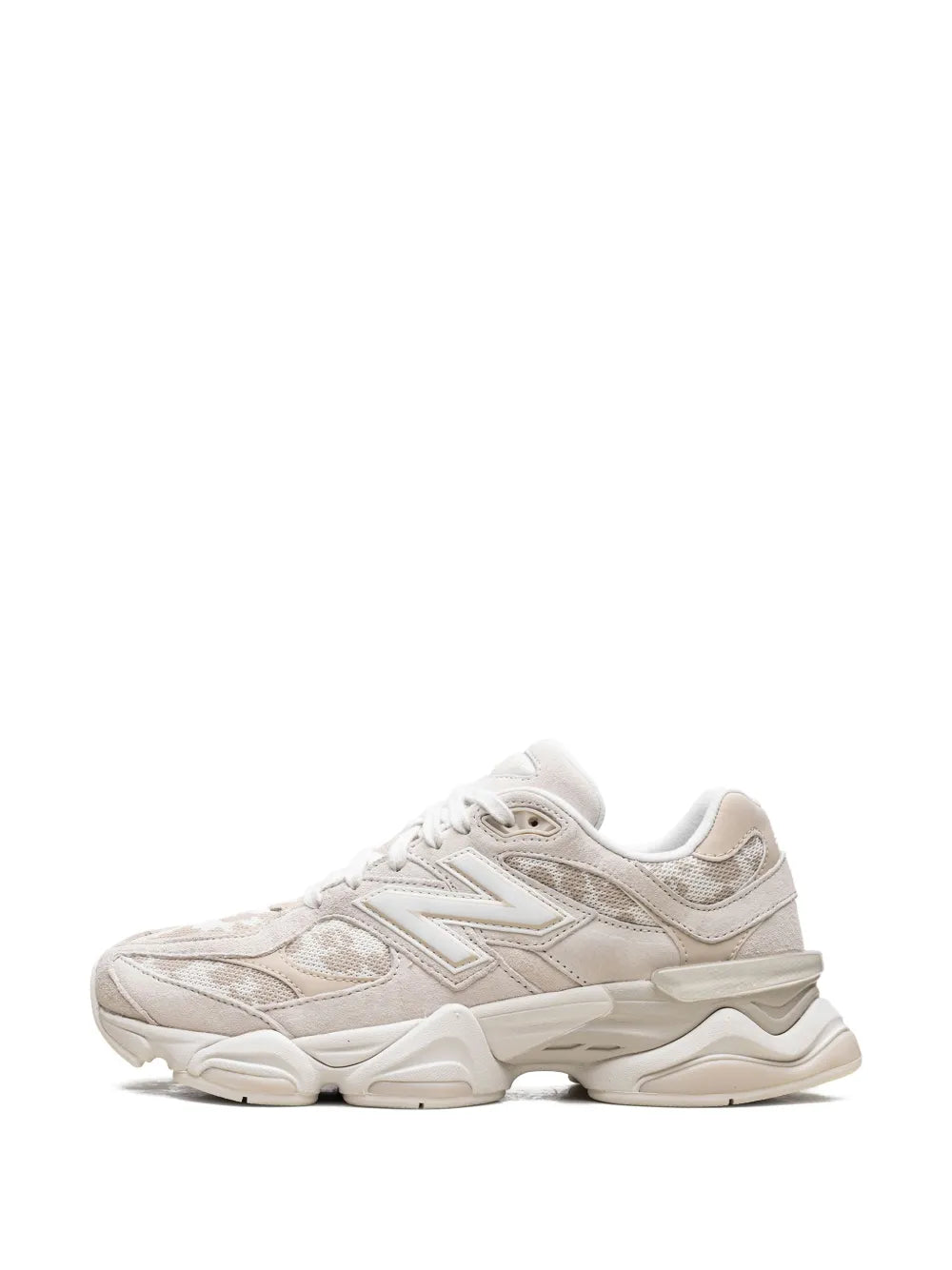 New Balance 9060 Cream Leopard Trainers