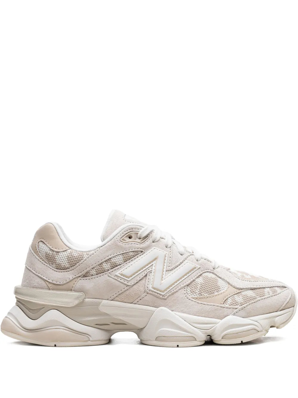 New Balance 9060 Cream Leopard Trainers