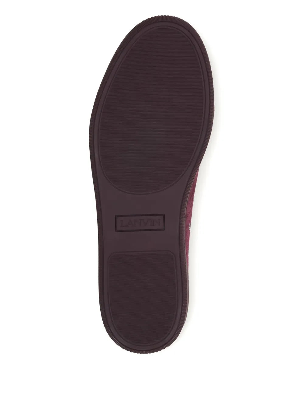 Lanvin Suede Leather Cap-Toe Sneakers