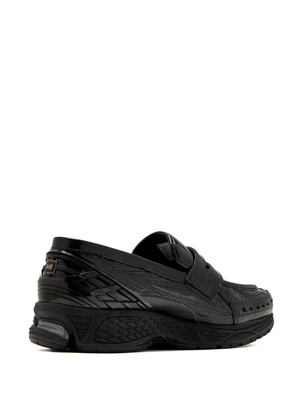 New Balance Crocodile-Effect Slip-On Sneakers