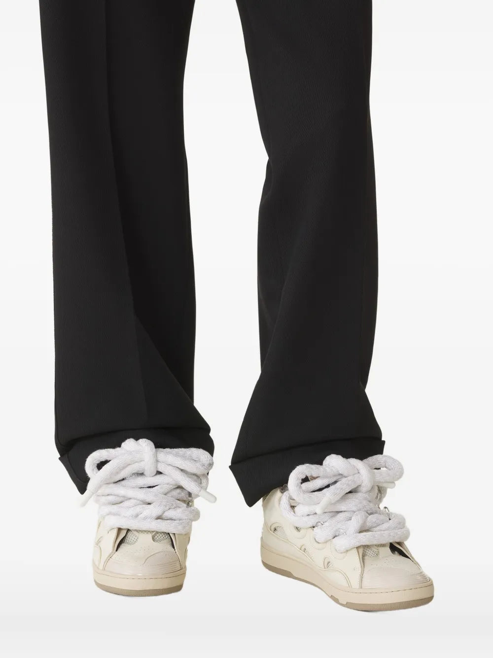 Lanvin Curb Perforated Sneakers