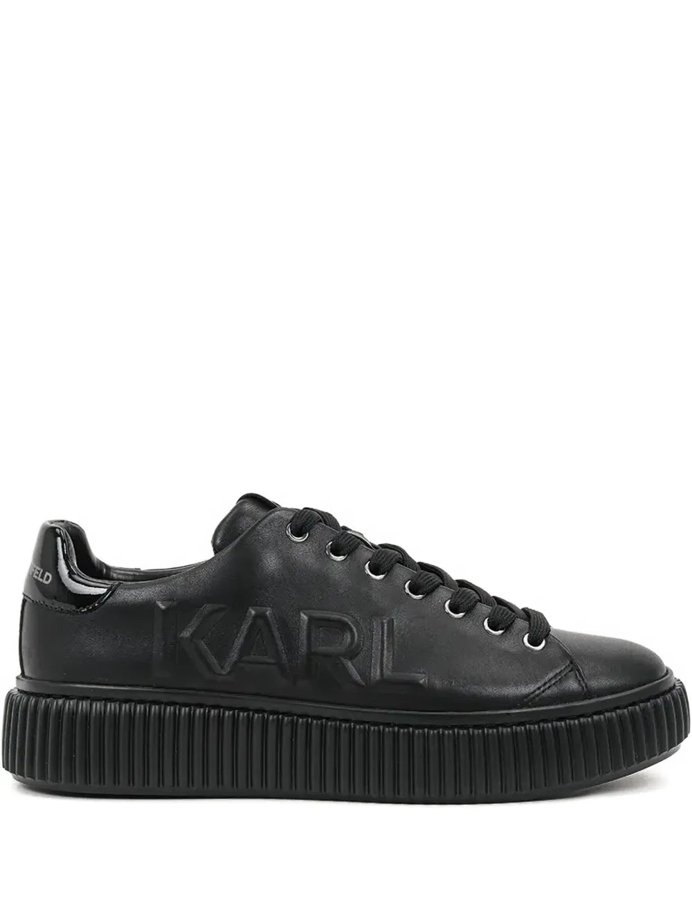 Karl Lagerfeld Embossed Logo Platform Sneakers