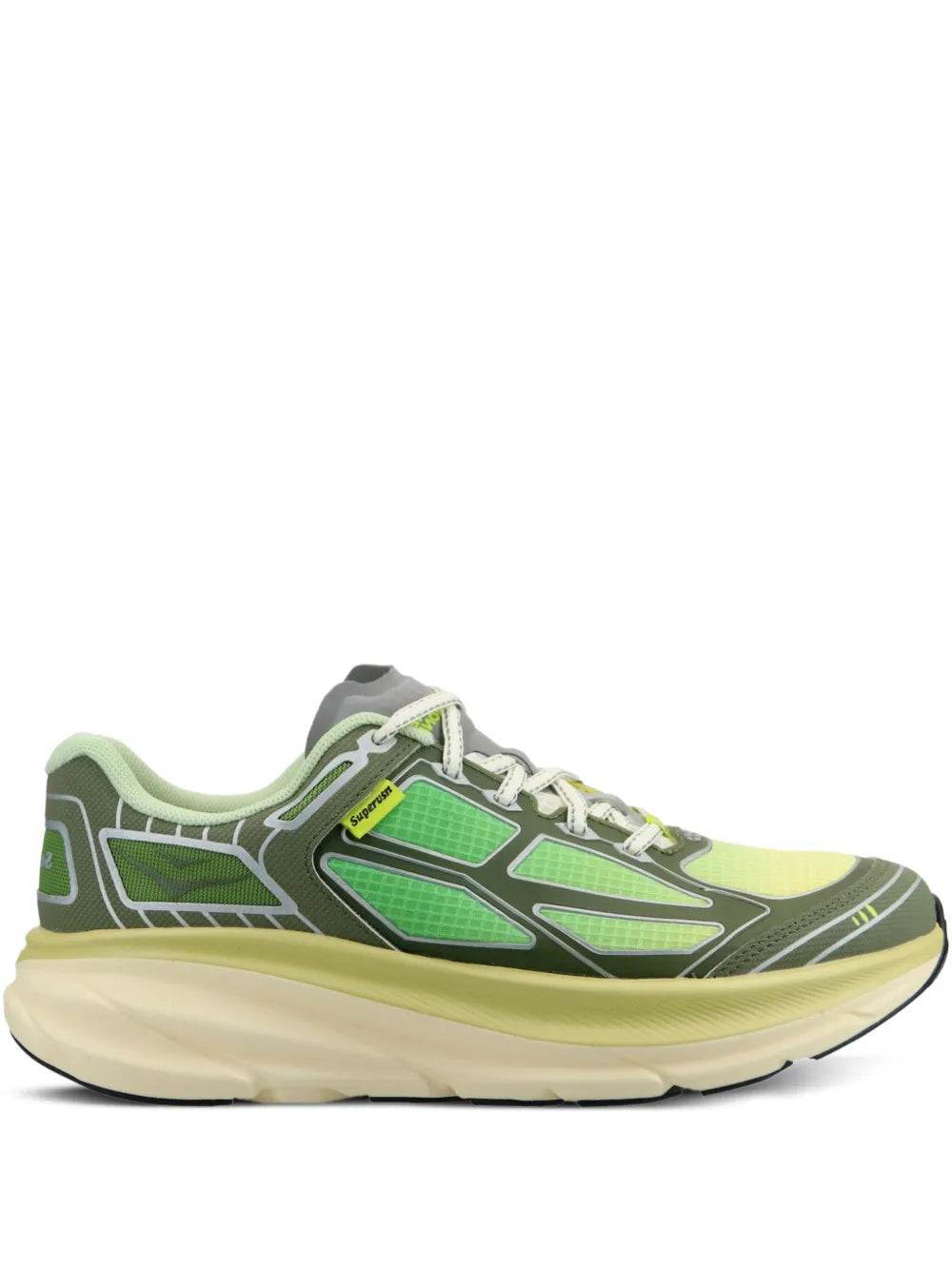 Hoka X Supervsn Clifton One9 Lace-Up Sneakers