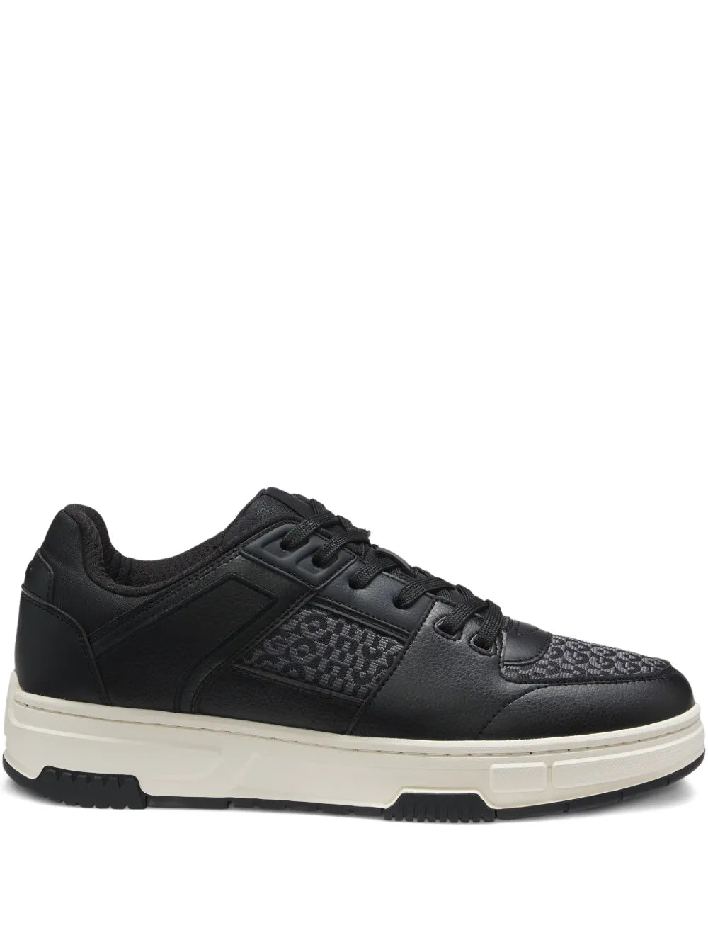 Hugo Patterned Leather Sneakers