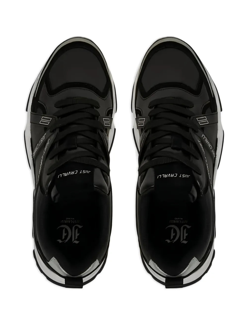 Just Cavalli Logo-Print Sneakers