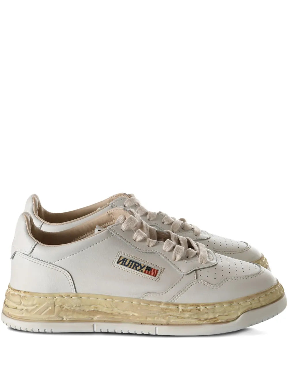 Maison Mihara Yasuhiro X Autry Perforated-Leather Sneakers