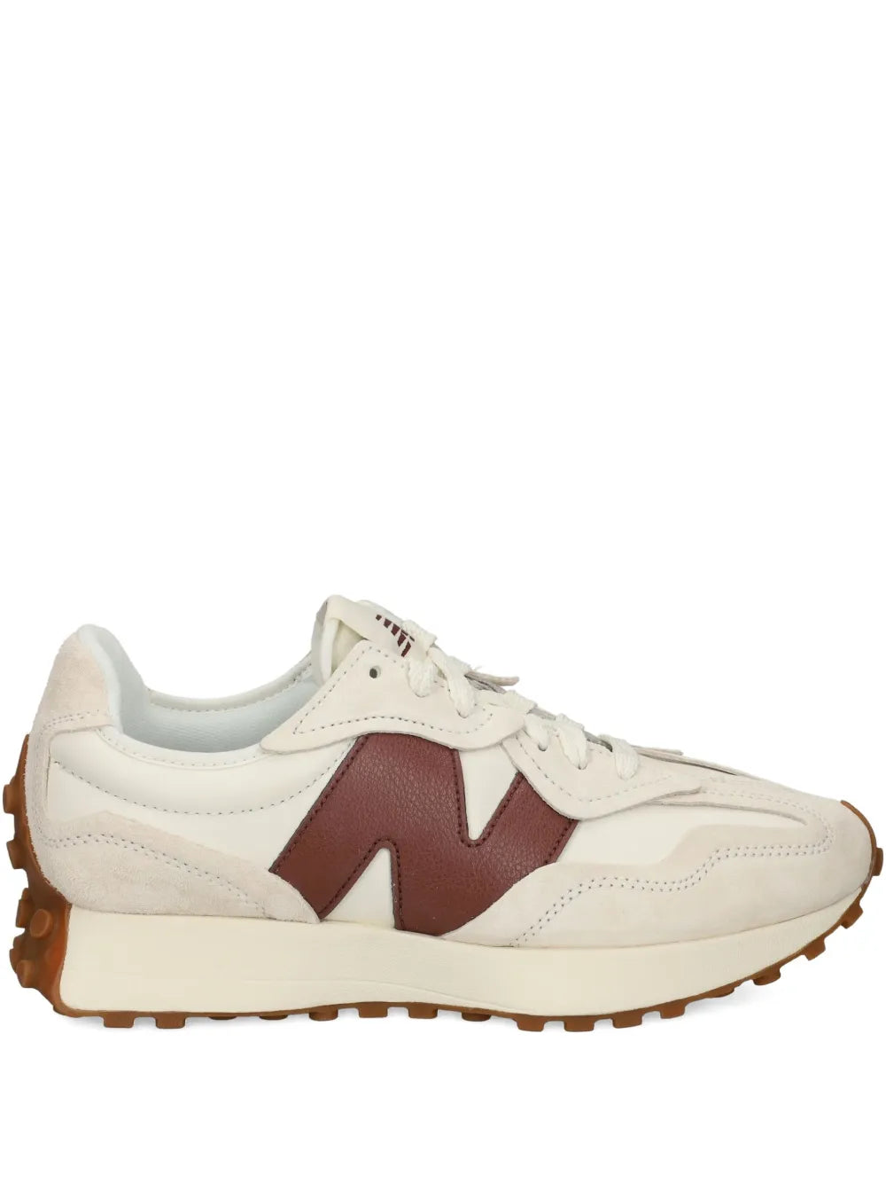 New Balance Leather Logo-Detail Sneakers