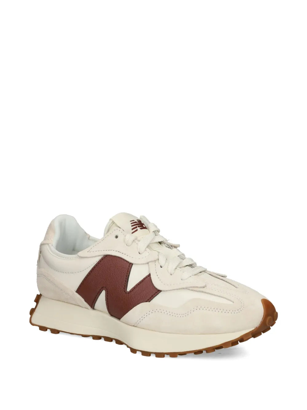New Balance Leather Logo-Detail Sneakers