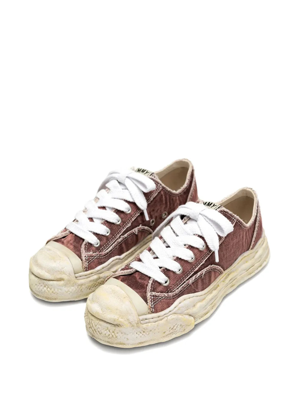 Maison Mihara Yasuhiro Hank Blached Washed Low-Top Sneakers