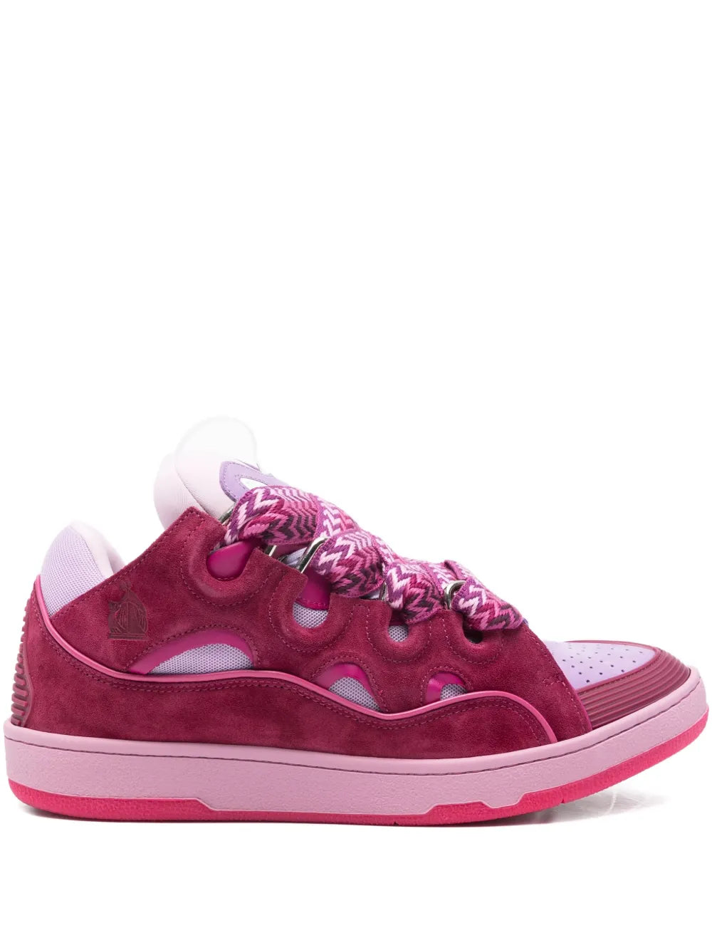 Lanvin Curb Lace-Up Sneakers