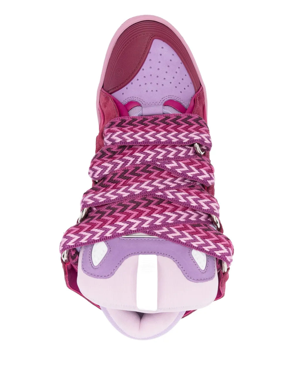 Lanvin Curb Lace-Up Sneakers