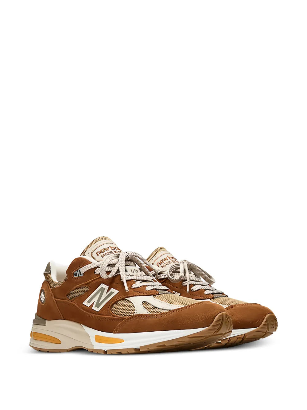 New Balance 991V2 Panelled Low-Top Sneakers