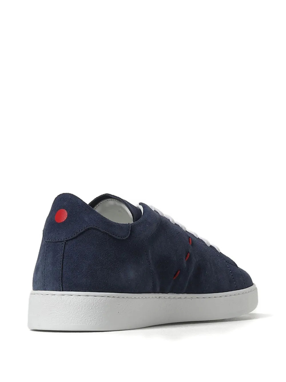 Kiton Perforated Calf Suede Sneakers