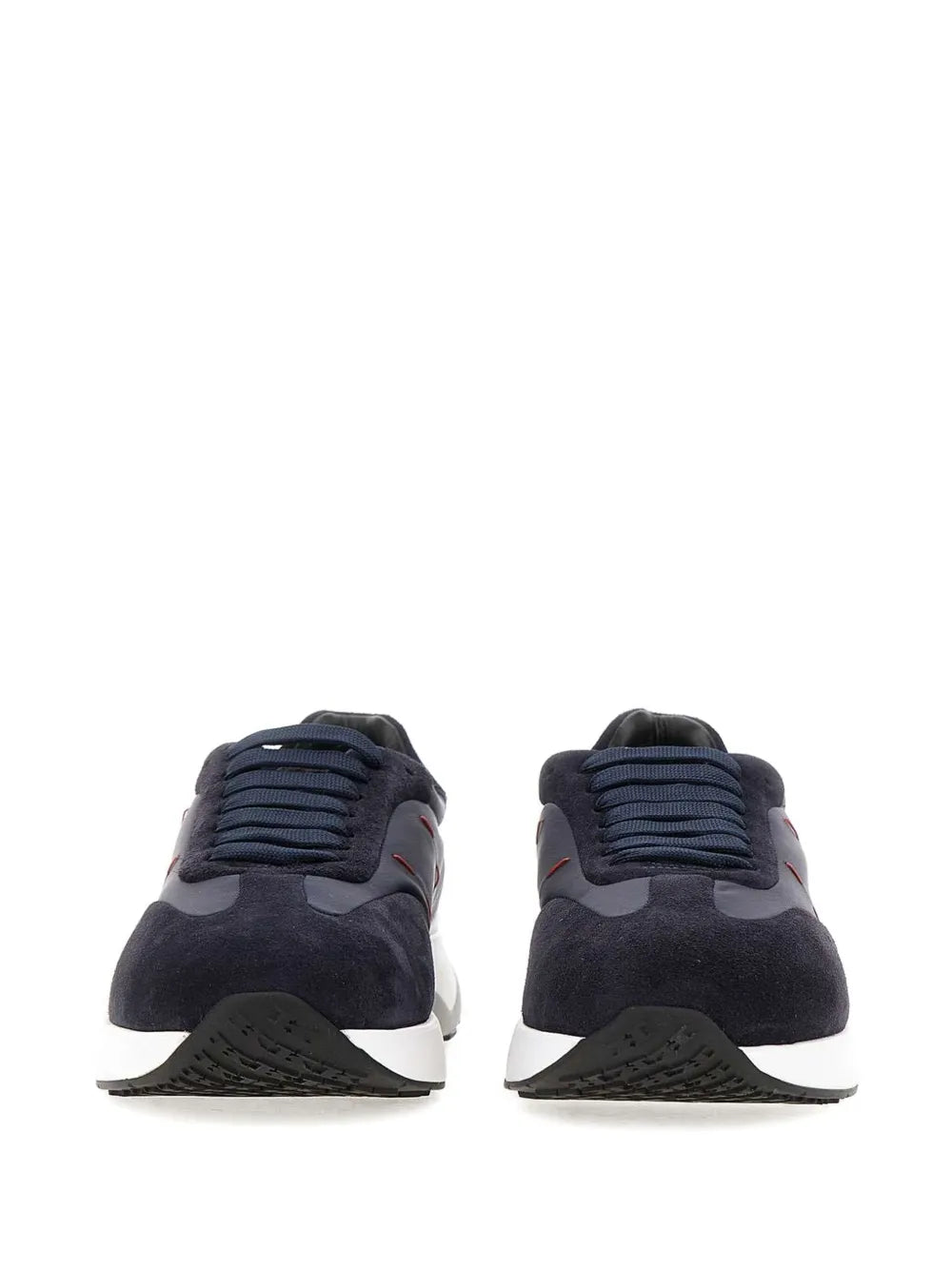 Kiton Lace-Up Suede Sneakers