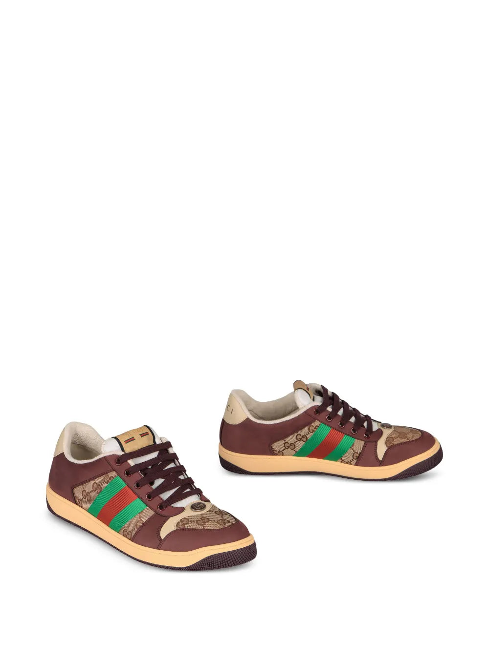Gucci Gg Web Strip Sneakers