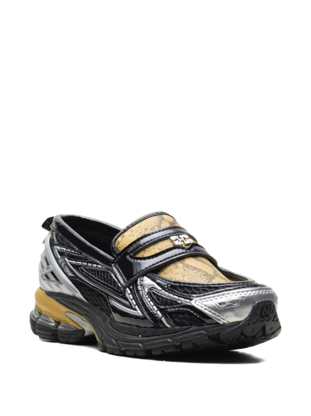 New Balance X Ganni 1906L Snake-Print Sneakers