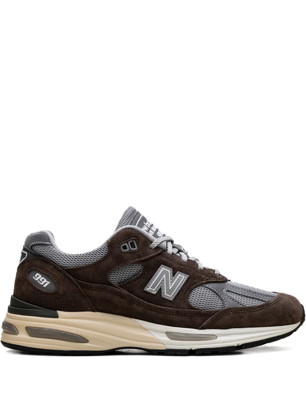 New Balance 991V2 Logo-Patch Sneakers