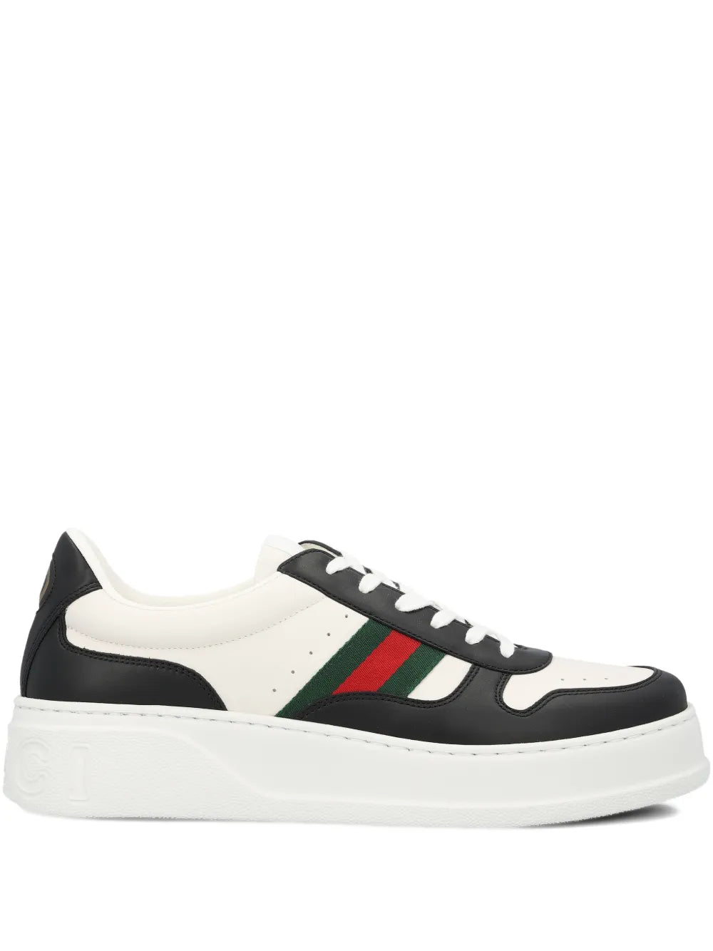 Gucci Web-Stripe Platform Sneakers