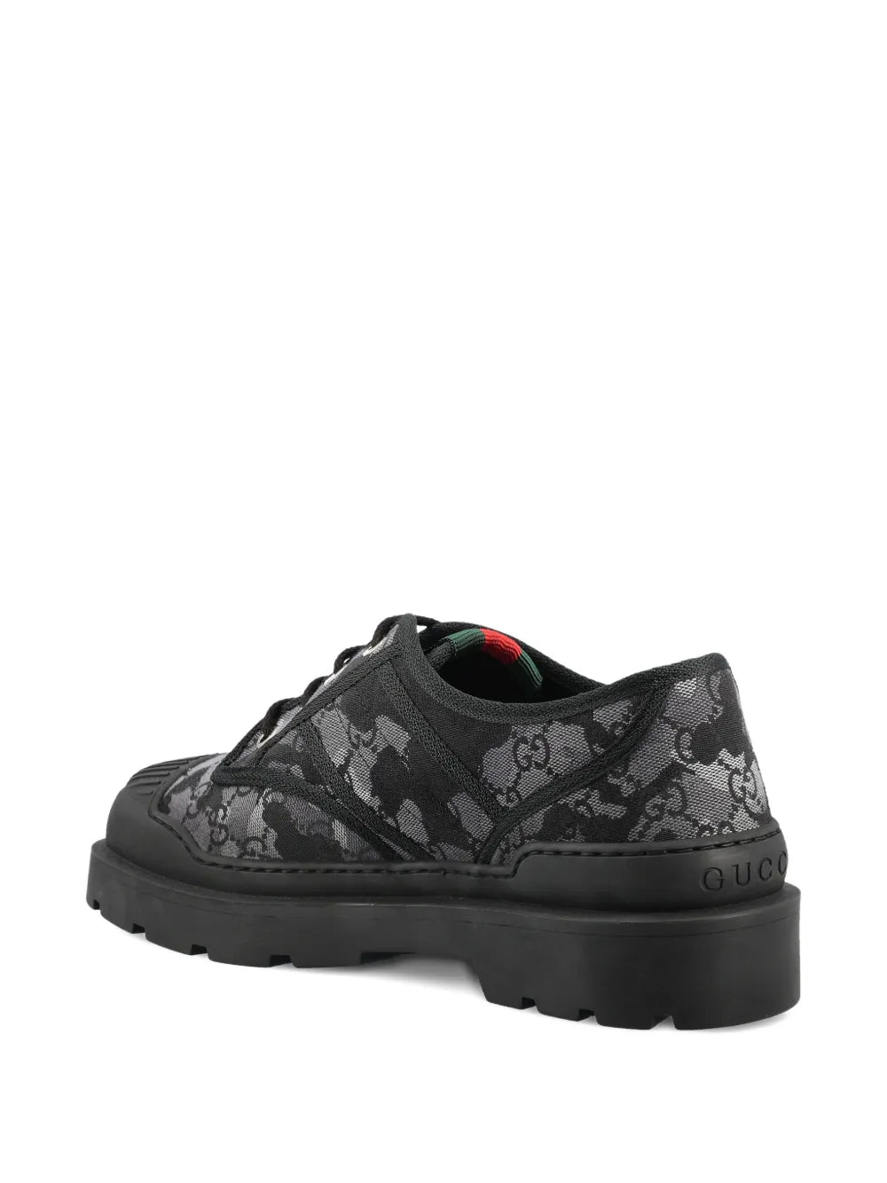 Gucci Gg Patterned Lace-Up Sneakers
